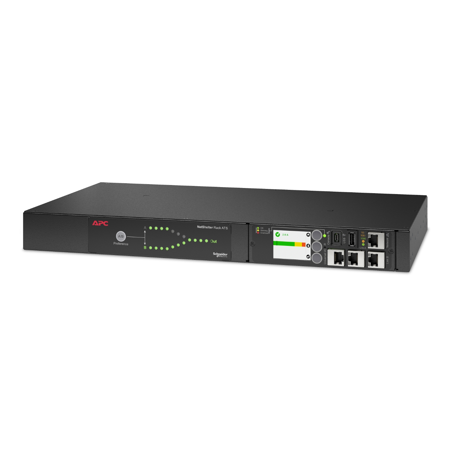 ATS RACK 230V 12A E/S IEC S/CABO